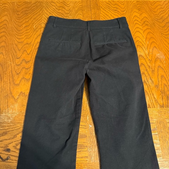 AYR Cropped Skinny Jeans in Black Sz 24 Mid Rise Stretch No Front Pockets Sleek - Picture 16 of 16